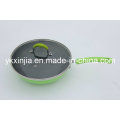 Utensilios de cocina Wok de aluminio antiadherente con tapa